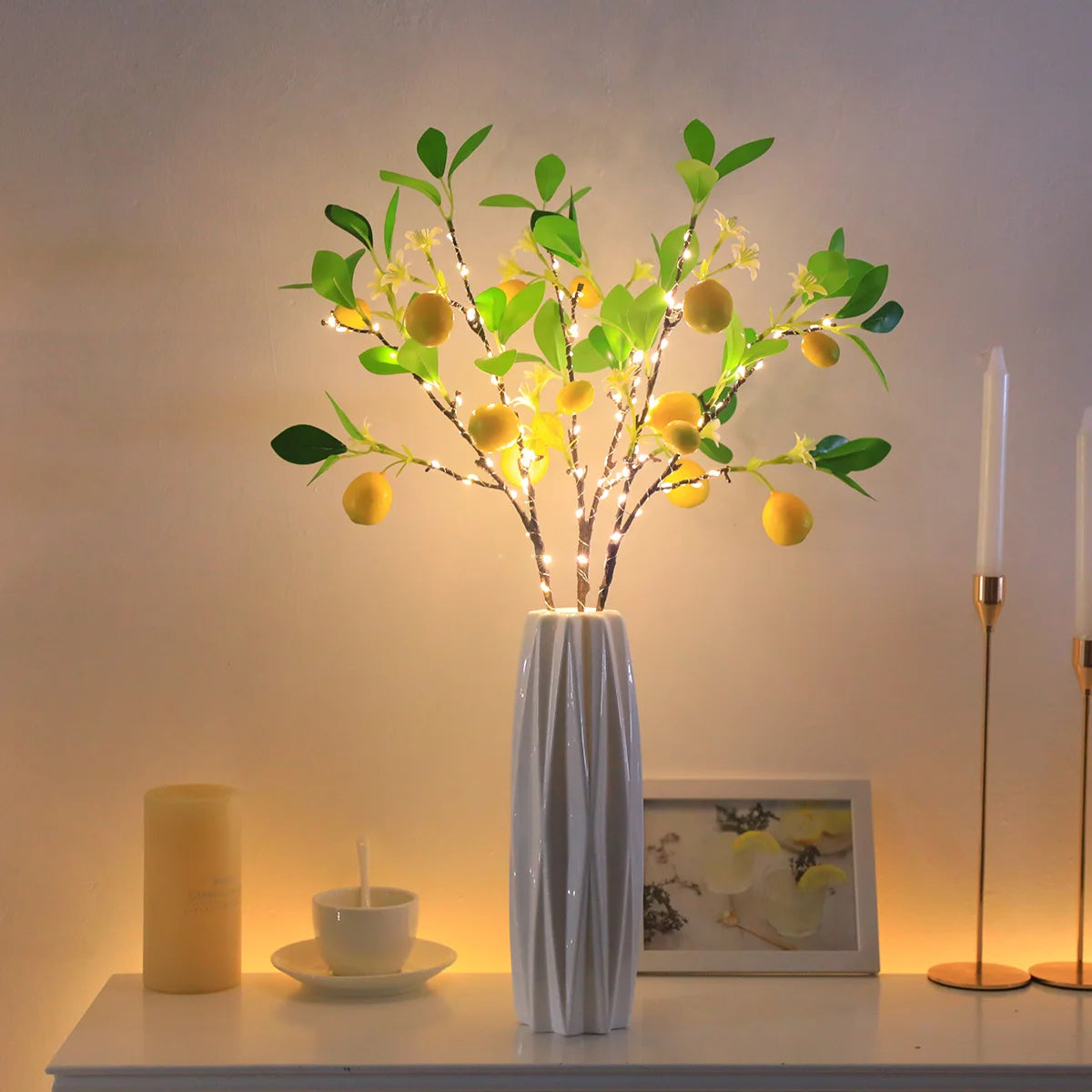 Luminária Árvore de Limão LED Decorativa